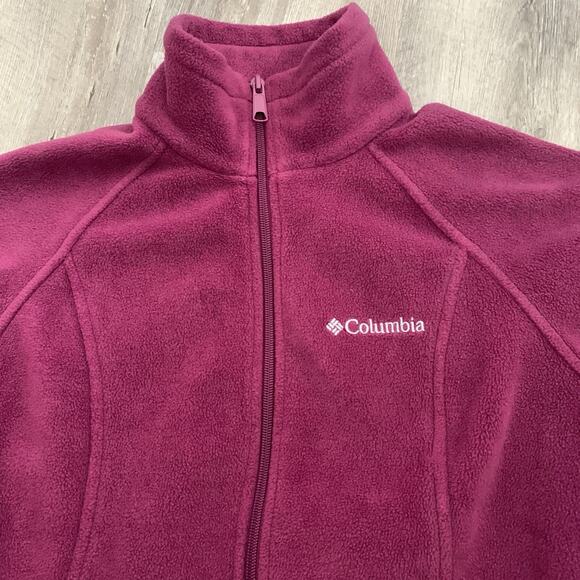Columbia Jacket Womens Small Purple Sawyer Rapids 2.0 Fleece Full-Zip XL6578 - Picture 1 of 7